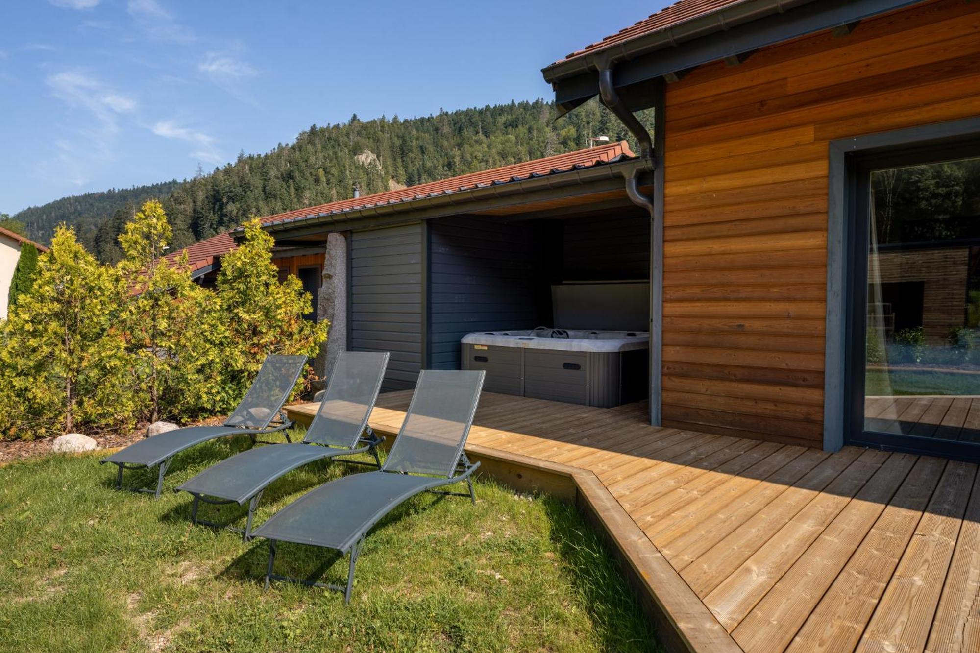 Chalet Nemesia Avec Spa A Gérardmer Exteriér fotografie